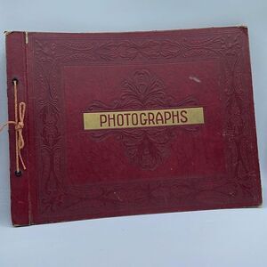 WWII Woman’s Army Corp WAC photo album empty distressed